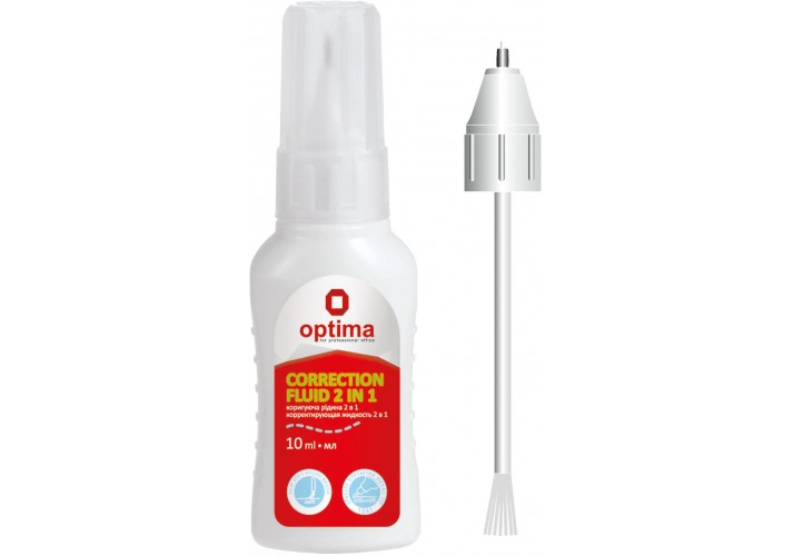 Коректор 2 в 1. 10 мл Optima O41319
